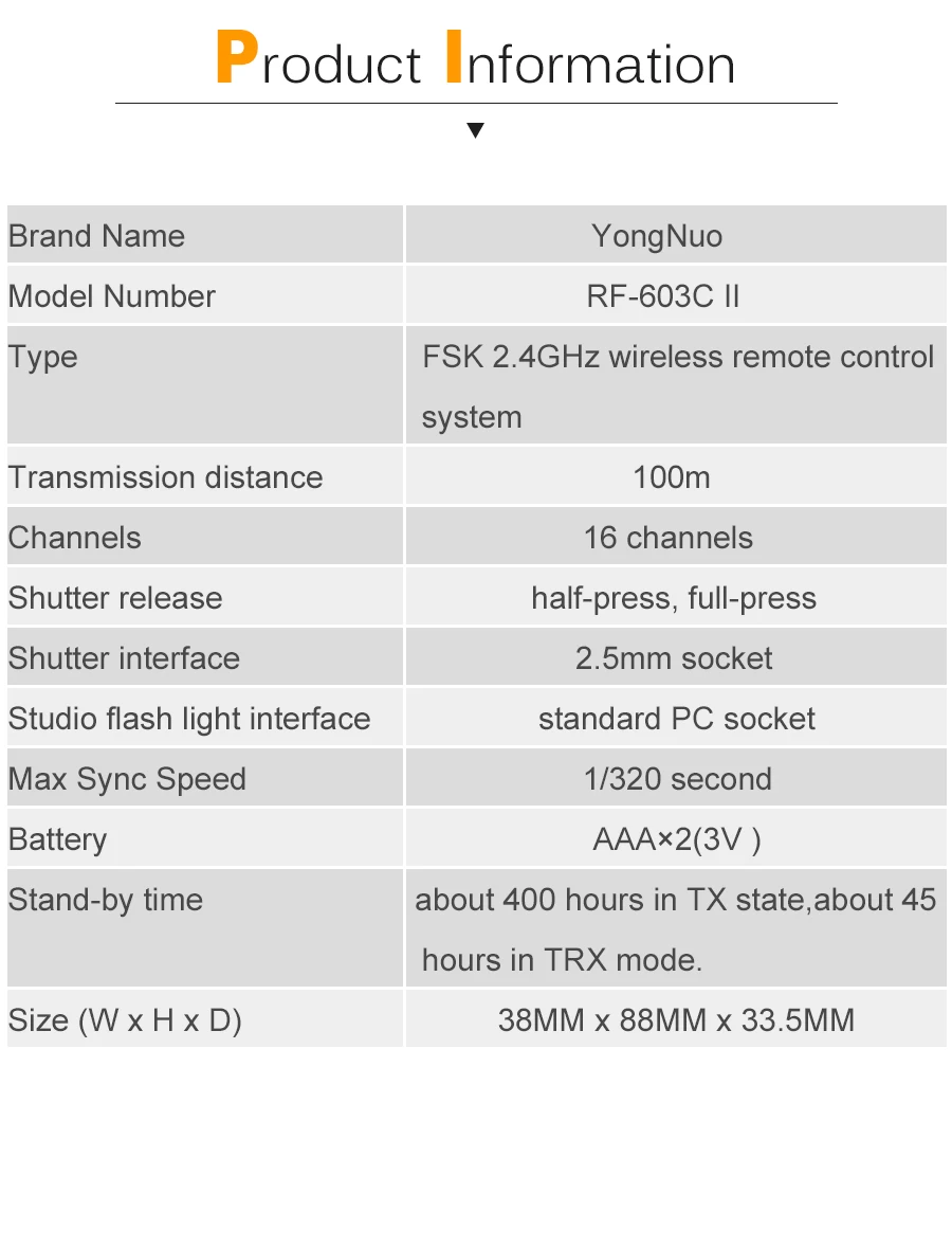 YONGNUO RF-603 II Flash Trigger 2 трансивера набор спуска затвора для Canon RF-603 II C1 C3