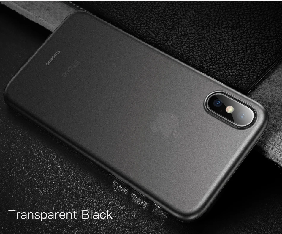 Baseus Роскошный чехол для iPhone 11 Pro Max 0,4 мм ультра тонкий PP Coque Fundas для iPhone X Xr Xs Max защитный чехол на заднюю панель