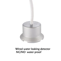 kitchen 12vdc wired water detector ware house water leaking sensor base station waterproof water level alarm security alarm
