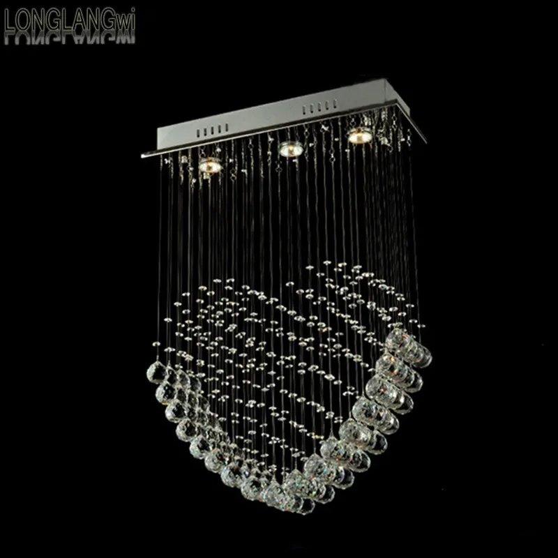 

New LED Crystal Chandeliers Lights modern living room lights restaurant lights creative crystal bedroom Chandeliers lamps