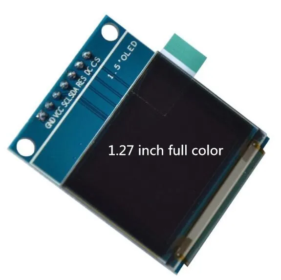 Полноцветный органический светодиодный модуль 1 27 дюйма экран дисплея 128*96