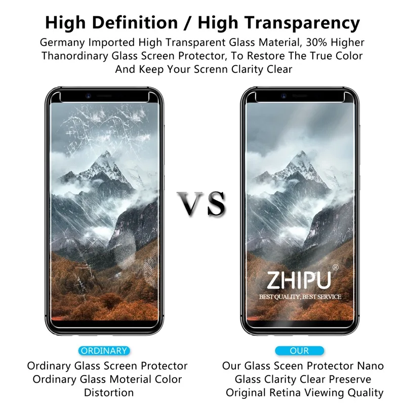 2 шт./лот закаленное стекло для UMIDIGI A3 Защитное экрана 2.5D 9H Премиум Закаленное