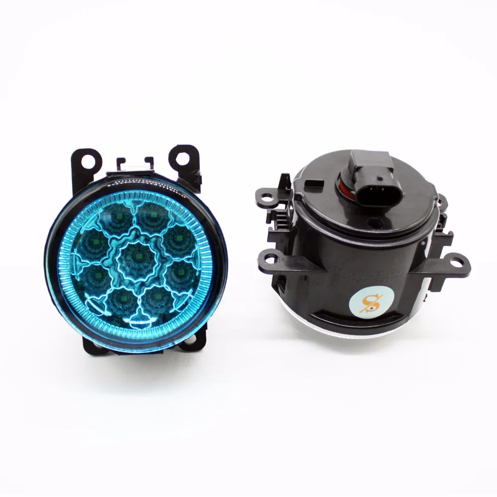 Автомобильный Стайлинг круглые светодиодный Противотуманные фары на передний