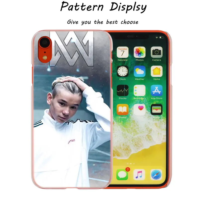 Маркус Мартинус Горячая Мода Прозрачный жесткий чехол для телефона iPhone X XS Max XR 8 7 6
