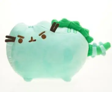 green Kawaii Brinquedos кошка суши Ангел печенье картофельные чипсы пончик мягкие и плюшевые животные Милая киска Рождественский подарок игрушки для девочек - Цвет: green