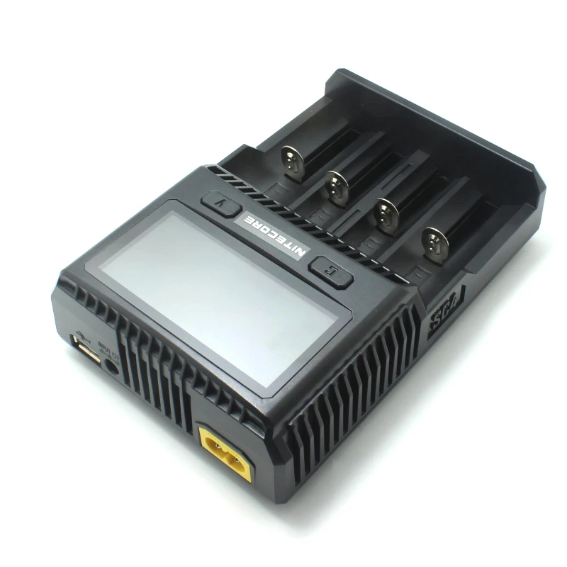 Nitecore SC4 D4 D2 I4 I2 цифровой процессор inteligente ЖК-схема Global de seguros Li-Ion 18650 14500 16340 26650 de cargador