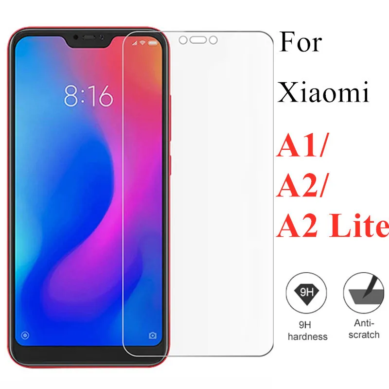 Защитное стекло для Xiao mi A2 Lite, Защитное стекло для экрана Xiaomi mi A2, закаленное стекло Xio mi My A 1 2 2 lite, светильник mi 5X