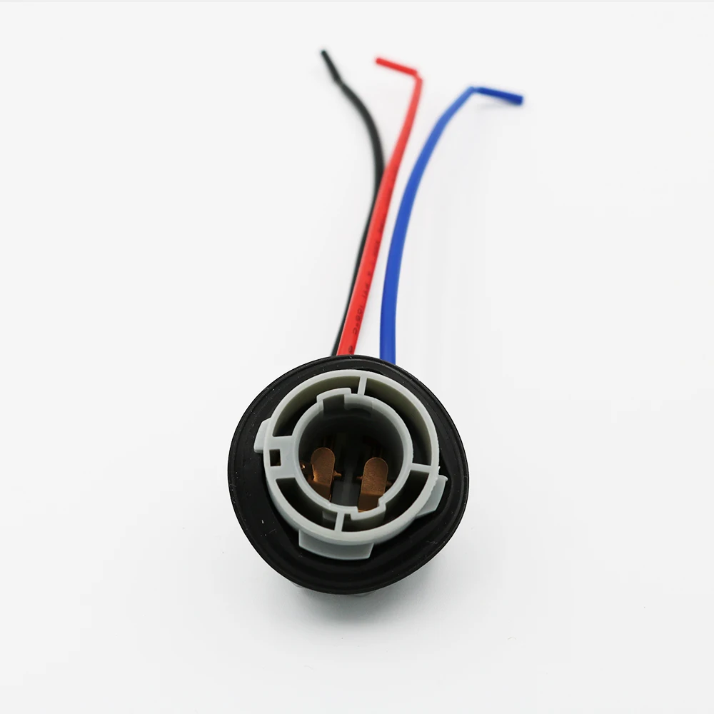 YSY 4 шт. 1156 BA15S 1157 BAY15D 7506 P21W светодиодные лампы гнезда жгуты вилки женский держатель