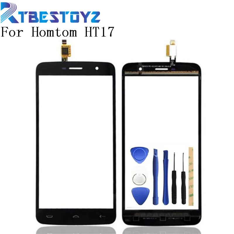 RTBESTOYZ 5 дюймовые передние Стекло для HOMTOM HT17 камень ножницы бумага 17 / Pro Сенсорный