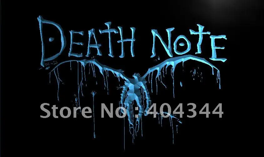 

LC175-ноутбук Death Note, косплей, светодиодный неоновый Световой знак