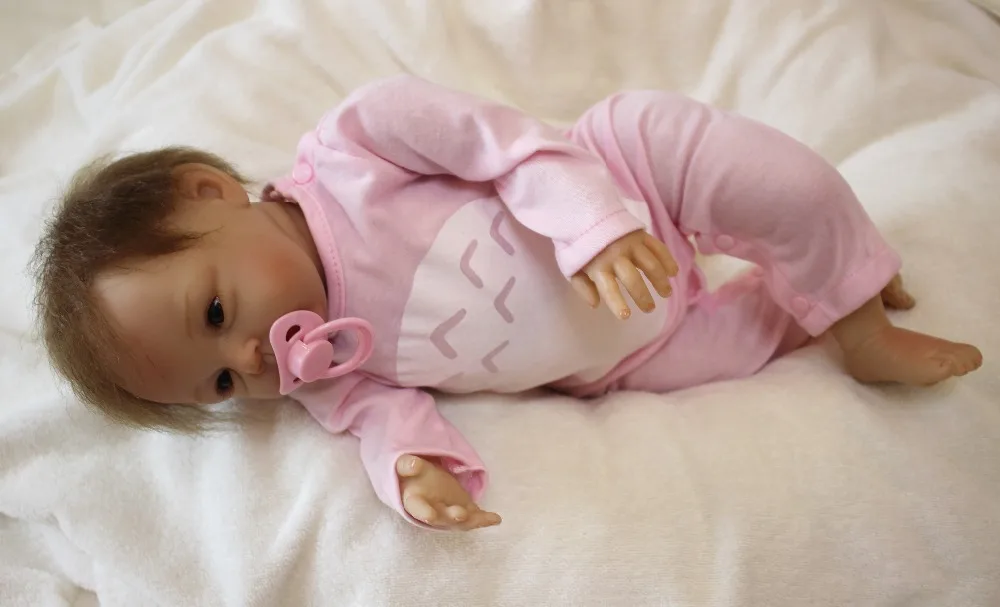 NPK reborn dolls 2" Мягкие силиконовые reborn baby куклы-игрушки для девочек подарок Bebes reborn bonecas ручной работы новорожденная Интерактивная кукла-Пупс кукла