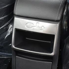 Нержавеющая сталь для Citroen C4 2016 аксессуары автомобиля задний ящик для хранения воздуха на выходе панель накладка Стикеры Тюнинг автомобилей 1 шт