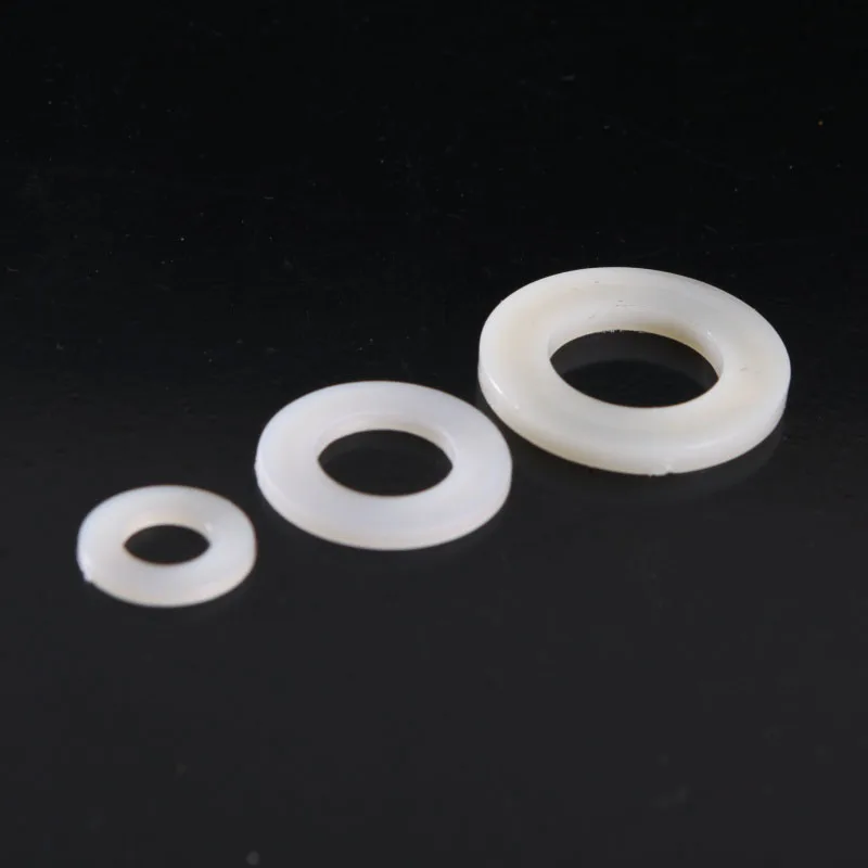 40PCS-M5*10 20PCS-M5*15 низкая цена нейлоновые шайбы изолированные на его плоской шайбе пластиковая прокладка пластиковые шайбы