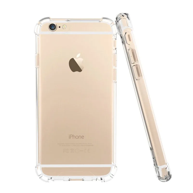 Чехол для iPhone X 8 7 6 6s Plus прозрачный мягкий ТПУ чехол силиконовый защитный рукав 5 5S