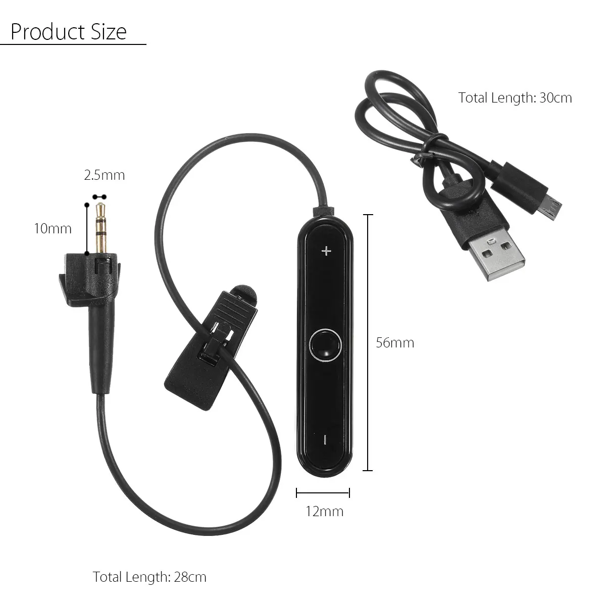 Беспроводной адаптер Bluetooth кабель-приемник беспроводной приемник для Bose AE2 AE2i AE2w наушники Bluetooth приемник адаптер