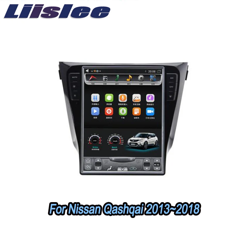 Liislee 2 din Android для Nissan Qashqai Rogue Sport 2013~ большой экран Автомобильный мультимедийный плеер gps навигация Радио Carplay