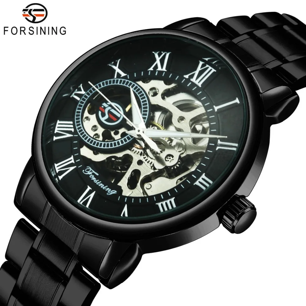 FORSINING 2019 новые механические мужские часы лучший бренд роскошные с циферблатом