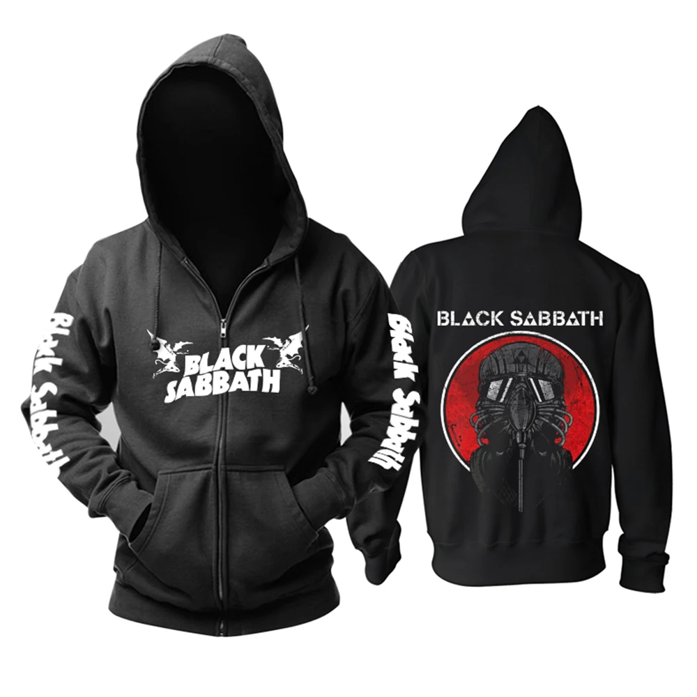 BLACK SABBATH LINE UP музыкальная толстовка с капюшоном группы World Tour, Классическая Металлическая черная хлопковая толстовка азиатского размера