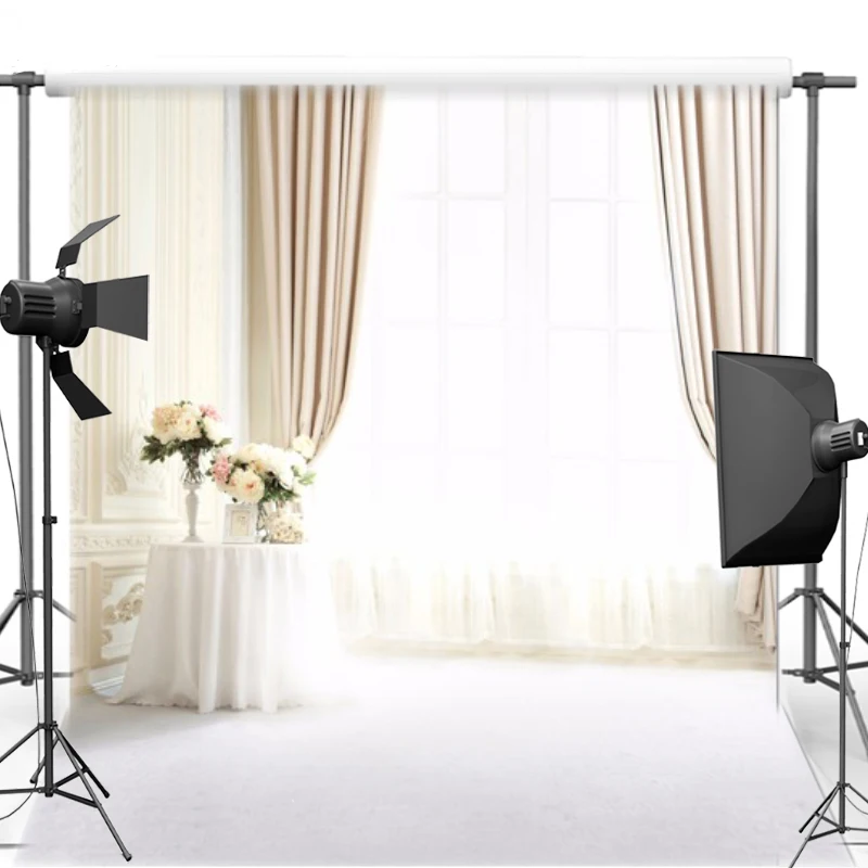 Mehofoto фон для фотографирования занавес комната окно цветок Свадьба Дети фон для фотостудии реквизит photocallCM-5822