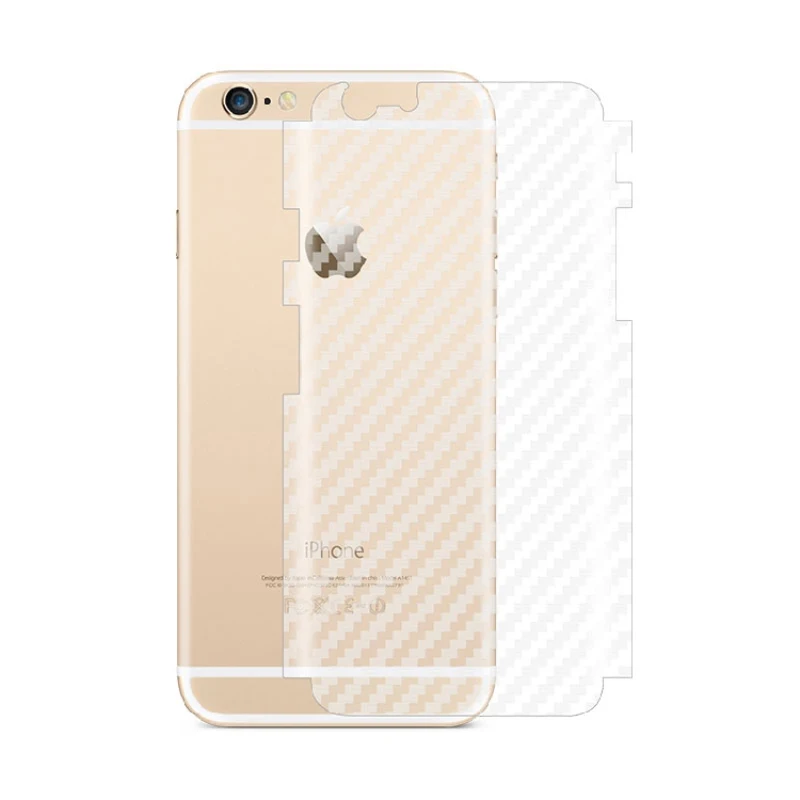 Защитная задняя крышка 3D из углеродного волокна и закаленного стекла пленка для