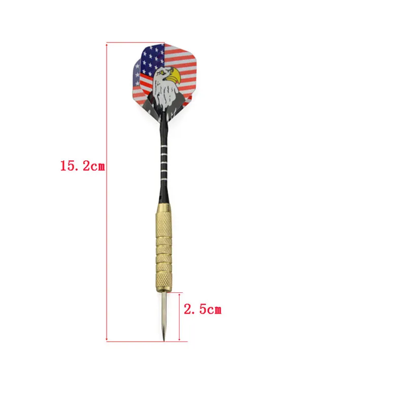 5 pcs Metal Darts Indoor Sports Entertainment Leisure Gift Club Aluminum alloy Material Shooting Rotay | Спорт и развлечения