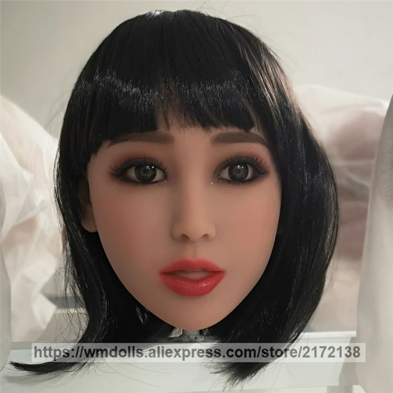 WMDOLL 53 # силиконовые секс куклы с головой для реалистичной из ТПЭ орального