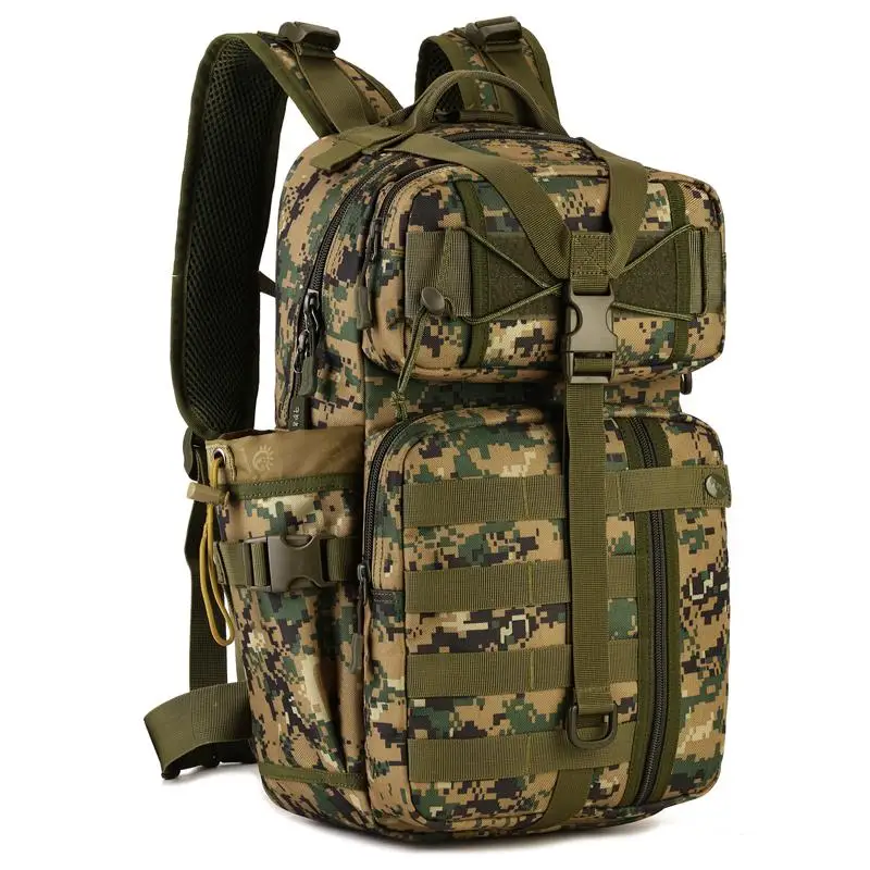 30л штурмовой рюкзак с удлиненной системой Molle, Открытый тактический рюкзак, военный армейский рюкзак, камуфляжный штурмовой рюкзак, спортивный рюкзак S424 - Цвет: conglin shuma