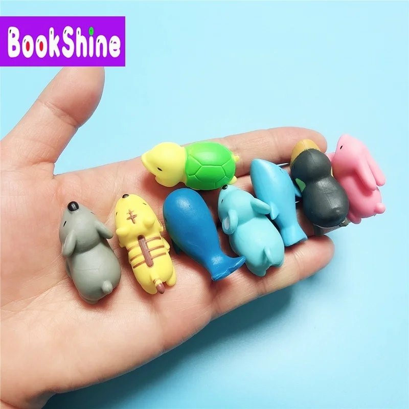 1 Pcs Cable Bites Protector for Iphone Winder Phone Holder Accessory Chompers Rabbit Dog Cat Animal Doll Model Funny Toys | Игрушки и