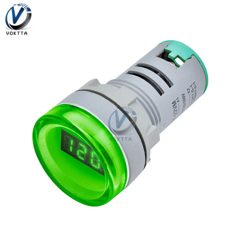 22 мм AD16 Тип AC60 500V Мини измеритель напряжения светодиодный цифровой дисплей