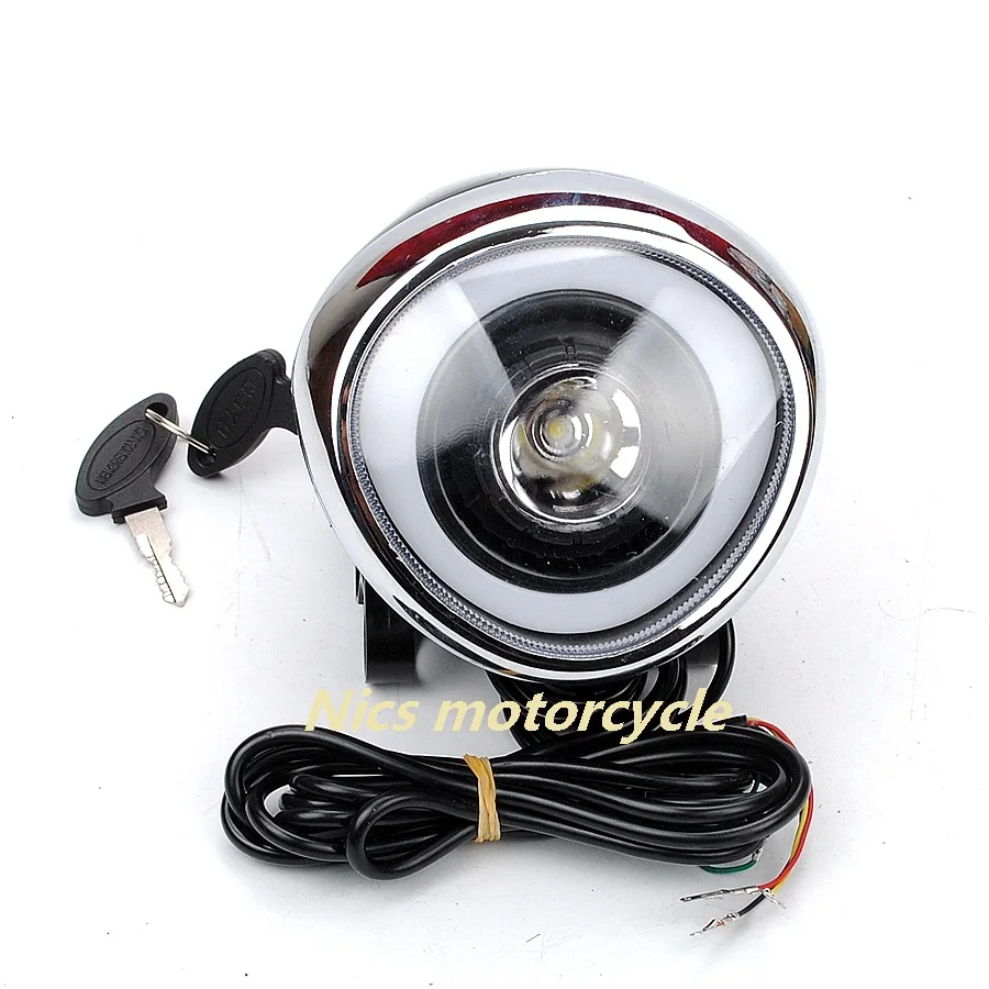 Светодиодный переключатель для ключей электрический мотоцикл 60 в ангельский