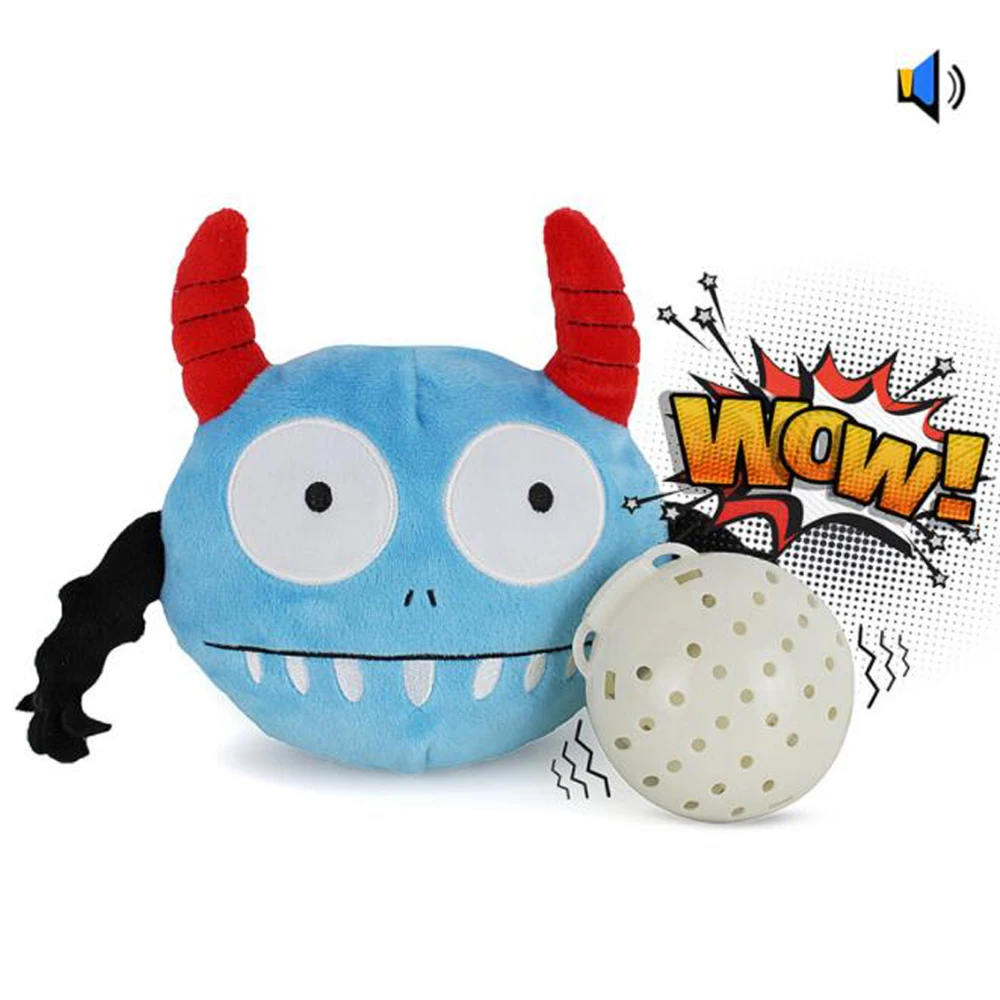 

Automatic Dog Toys Interactive Plush Giggle Ball Shake Squeak Crazy Toys Exercise Electronic Toy for Puppy Motorized Entertainme