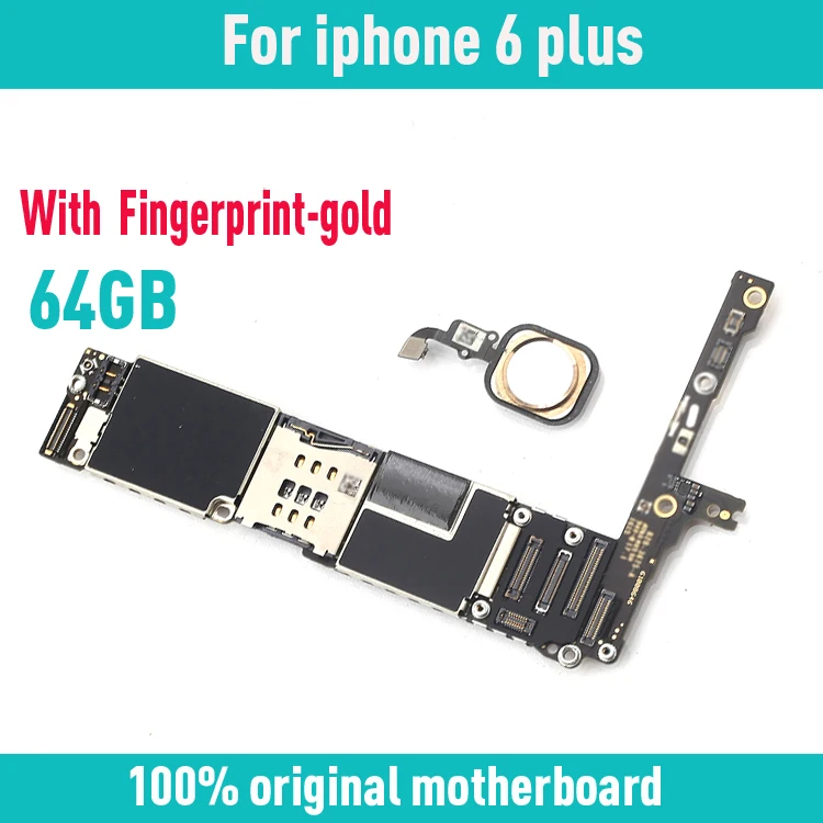 Материнская плата для iphone 6 plus 64 ГБ оригинальная разблокированная материнская P с