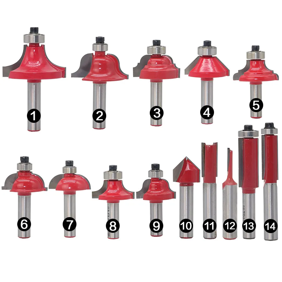 1 шт. 8 миллиметровый хвостовик угловой закруглённый ящик фрезерный станок по