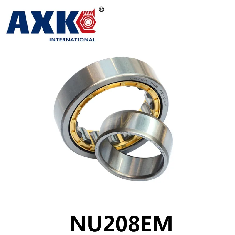 Подшипник Axk Nu208em цилиндрический роликовый подшипник 40*80*18 мм|bearing bearing|bearing roller