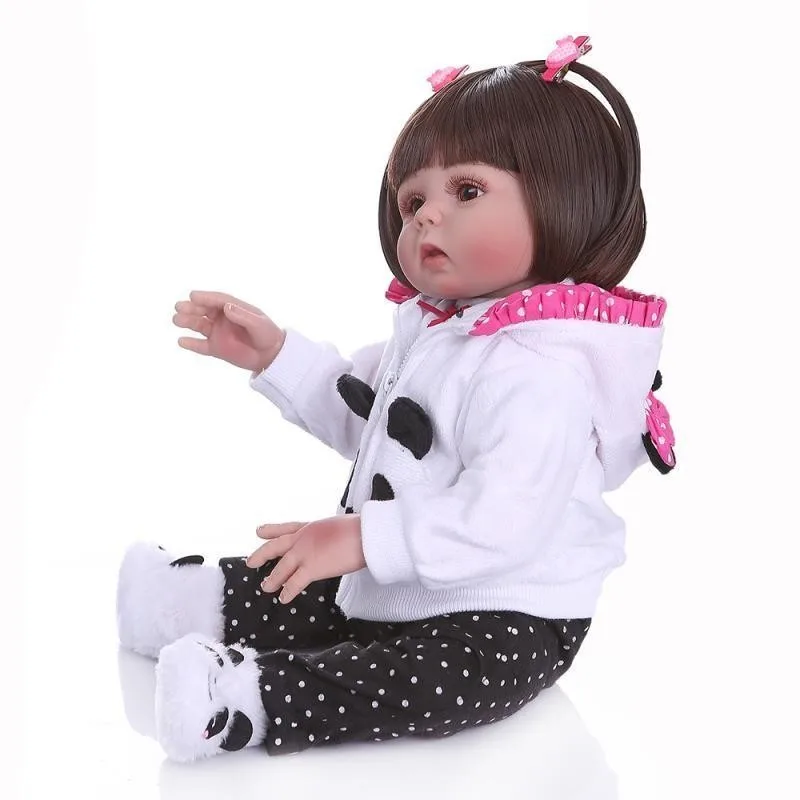 Кукла Bebes Reborn 48 см мягкая силиконовая кукла для маленькой девочки Brinquedos Bonecas
