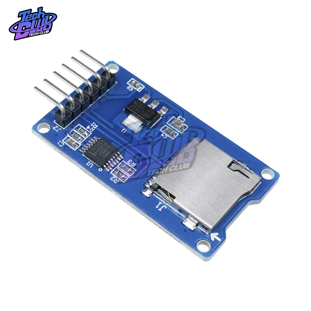Плата Micro SD 3 В адаптер для TF карты экран памяти Расширенный модуль интерфейс SPI
