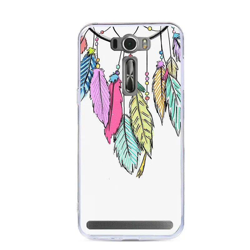 J&ampR Silicone Phone Case For Asus Zenfone 2 Laser ZE500KL ZE500KG Soft TPU Back Cover Cases Pattern |