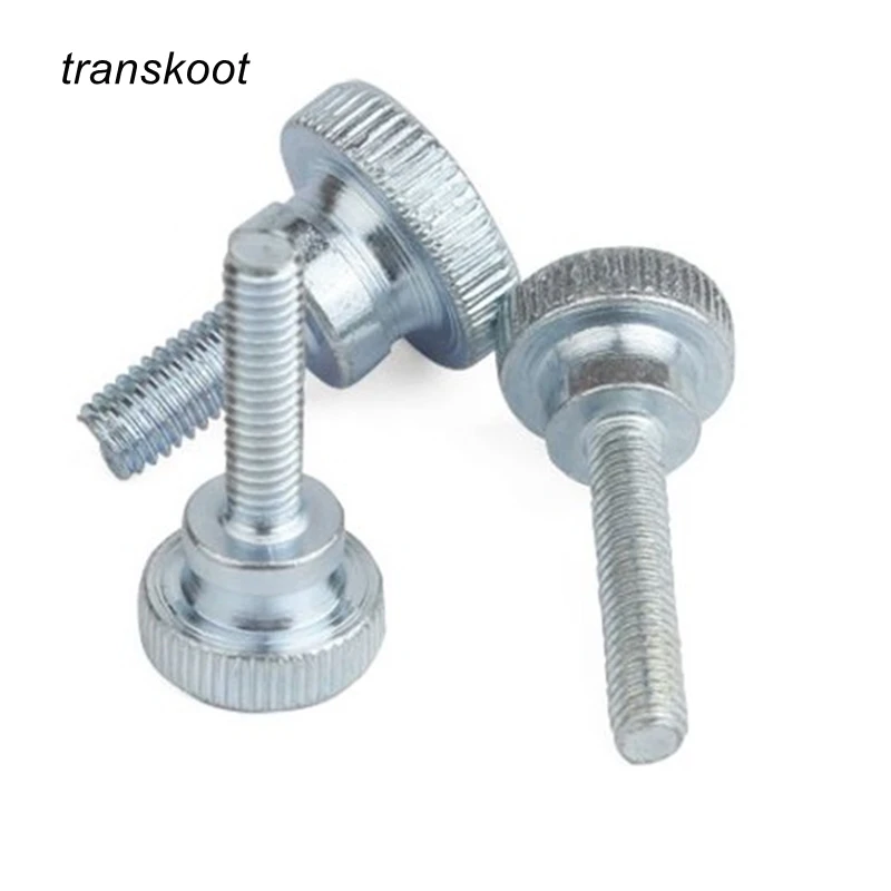 10 шт. винты для компьютера из углеродистой стали|screw steel|knurled headm5 flat head screw |
