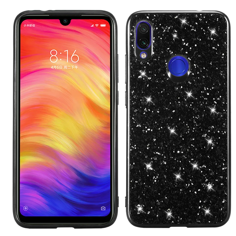 Чехол для Xiaomi Redmi Note 5, чехол с блестящими блестками, чехол для Redmi Note 5 Pro, чехол для глобальной версии Redmi Note 7, 6, Redmi k20