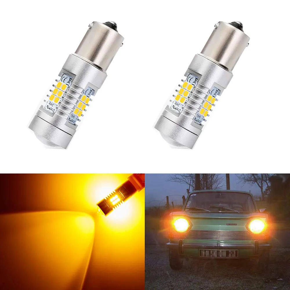 VANSSI 2 шт. 7507 Bau15s PY21W светодиодные лампы супер яркие 1260lm 21 SMD 2835 чипсеты СВЕТОДИОДНЫЕ