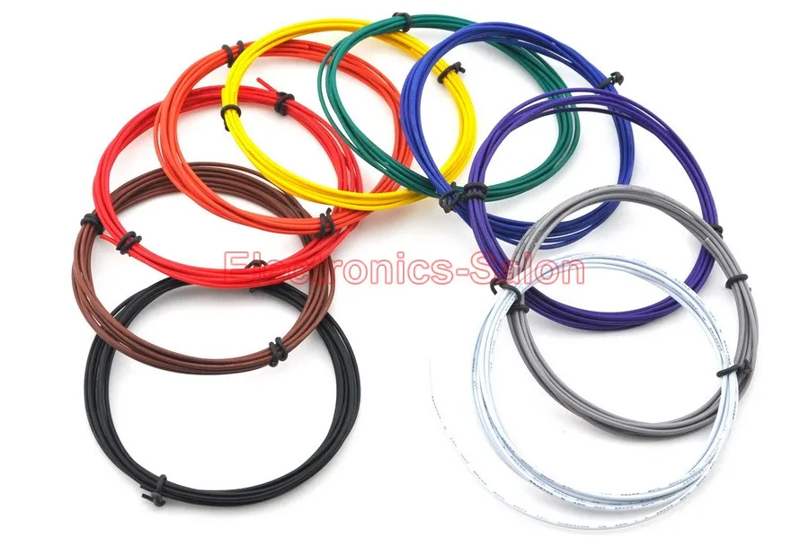 10M / 32.8FT White UL-1007 22AWG Hook-up Wire Cable. | Обустройство дома