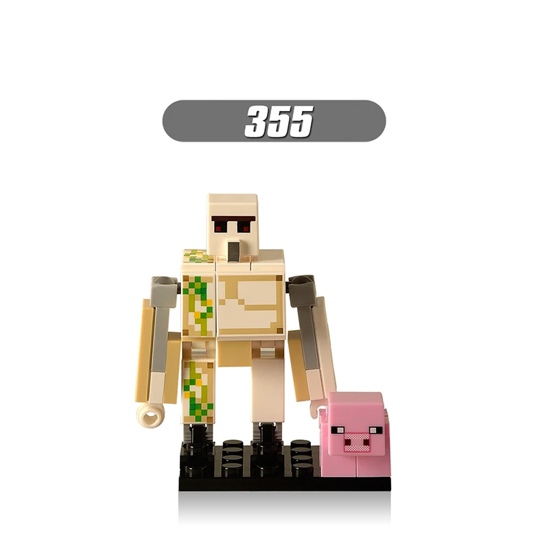 Lensple Одиночная продажа Minecrafted стиль зомби Стива Фигурка DIY строительные блоки