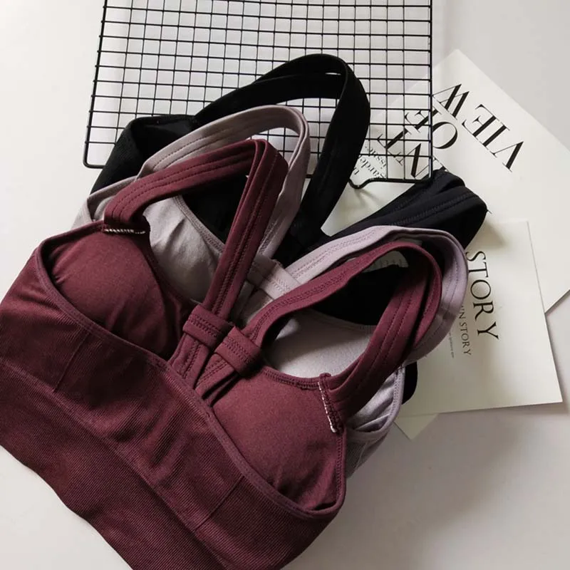 Профессиональный высокопрочный женский спортивный бюстгальтер с плечевым