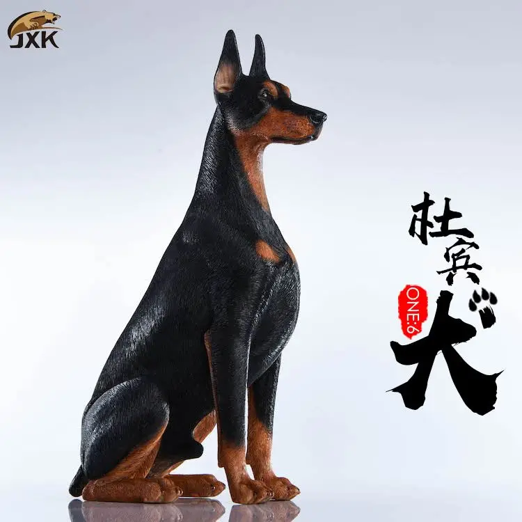 1/6 масштаб модель животного JxK004 Doberman Pinschers игрушки модельки животных подарок для 12 дюймов фигурка сцены Acces коллекция