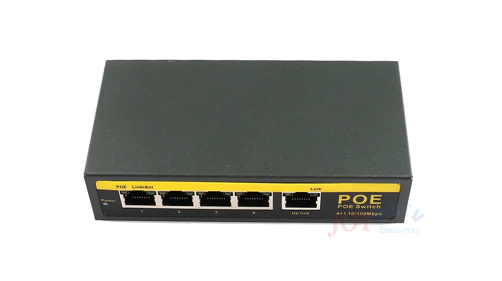 Профессиональный 1 + 4 Порты и разъёмы 10/100 Мбит/с мини PoE коммутатор Мощность Over