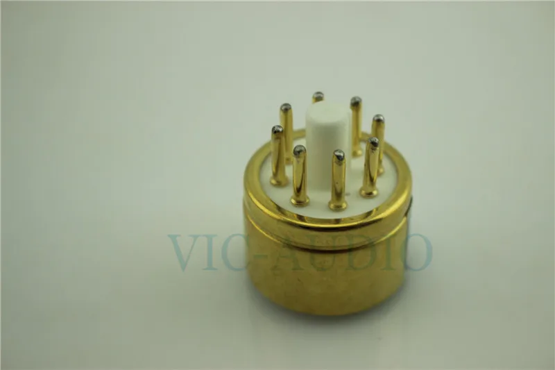 1 шт. 6AU6(Top) до 6SJ7(Bottom) 9 штифтов 8 трубка DIY звуковая вакуумная адаптер розетка