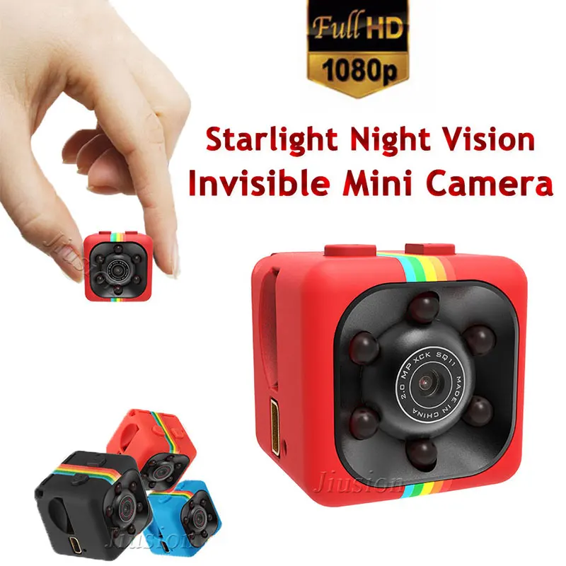 SQ11 Mini Camera Full HD 1080P Small Cam Recorder Micro Video with Night Vision Motion Sensor Portable Recording Device|Компактные