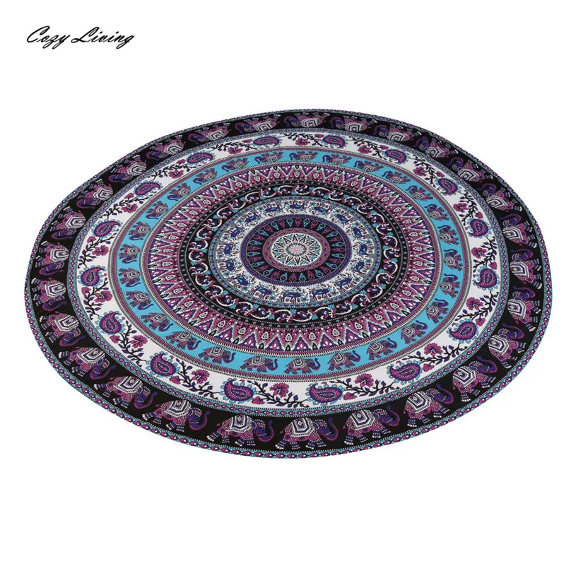 Скатерти круглый 1 предмет пляжный бассейн домашний душ Полотенца Одеяло йога