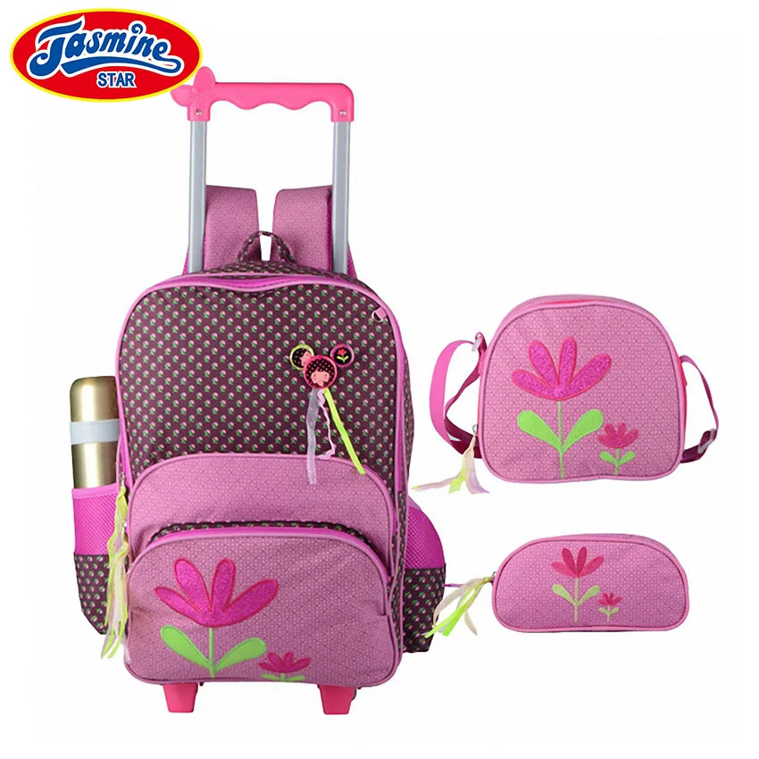 Детские школьные сумки JASMINESTAR из 3 предметов рюкзак на колесиках