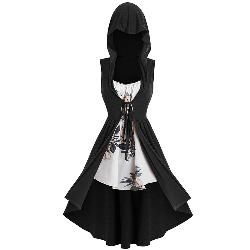 Женское вечернее платье в стиле стимпанк рок уличная одежда крутая Повседневная